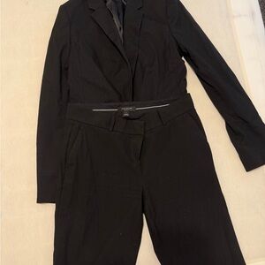 Ann Taylor Elegant Black Pantsuit